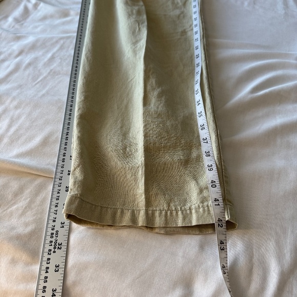 Of The Earth Hemp Men's 100% HEMP Casual Dress Pant Greenish-Beige‎ 36 Pleated - Picture 13 of 16